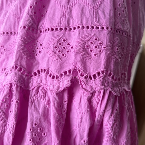 Caballero | Susanna Pink Eyelet Dress - Picture 2 of 5